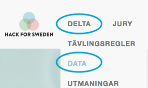 Hitta till datakällor hos myndigheter via hackforsweden