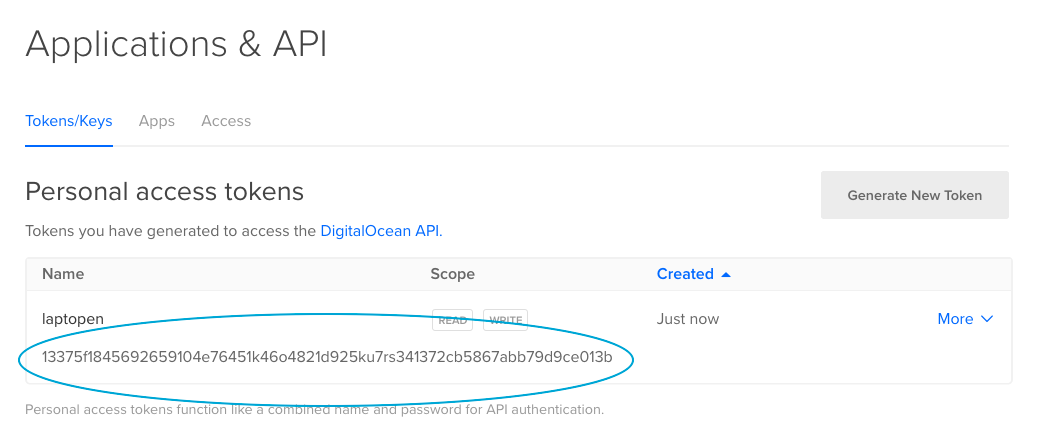 copy and save key warning