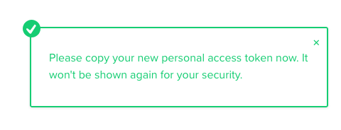 copy and save key warning