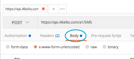 click body in postman